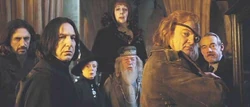 Alan Rickman as Snape in the iconic "Always" scene, showing the doe patronus that revealed his enduring love for Lily Potter